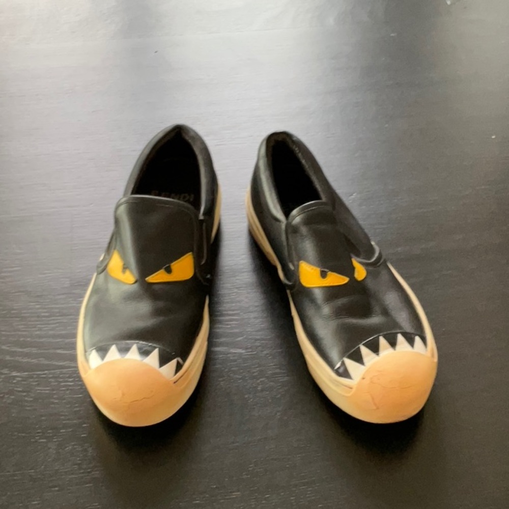 Fendi Monster Slip on Sneakers